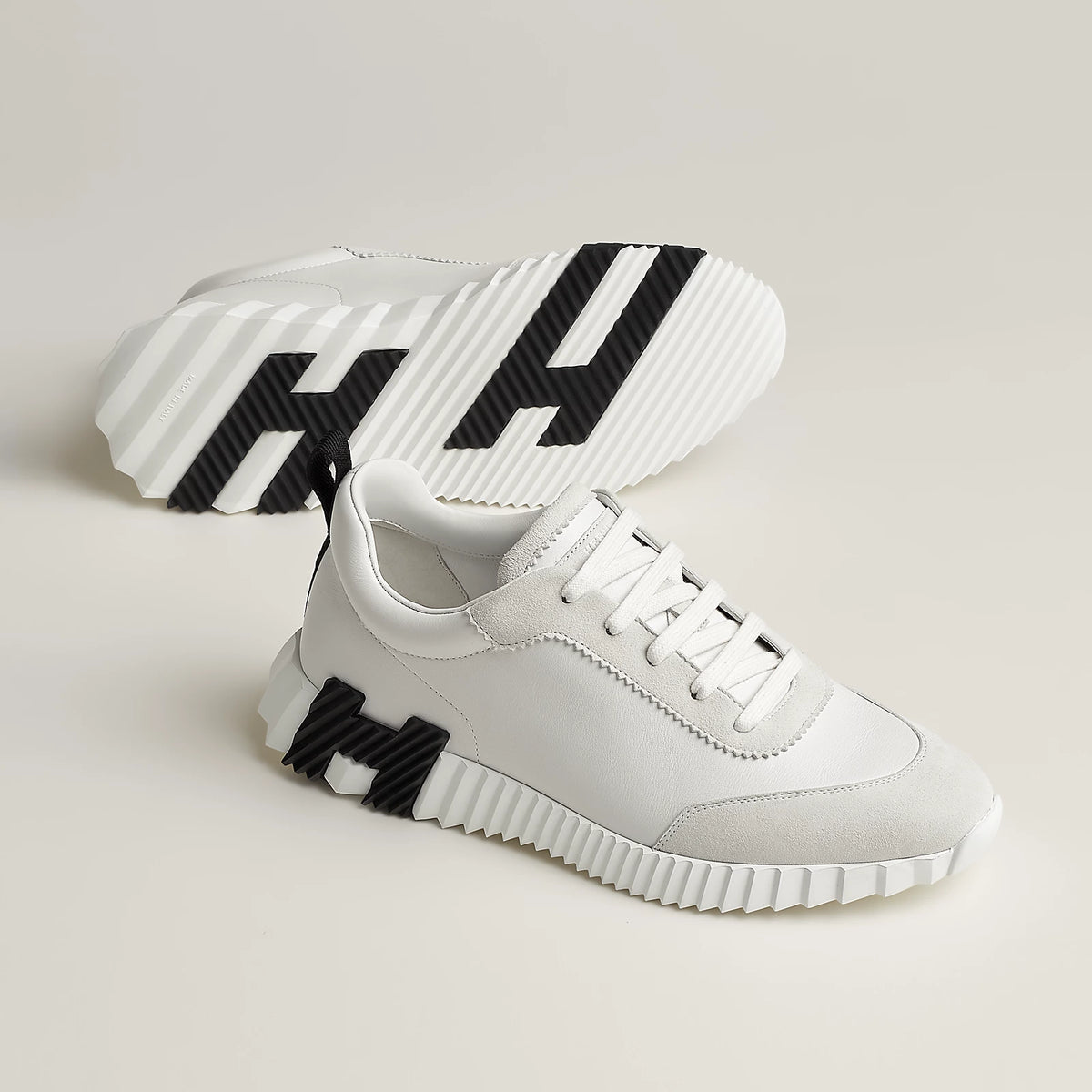 Hermes bouncing sneakers-blanc