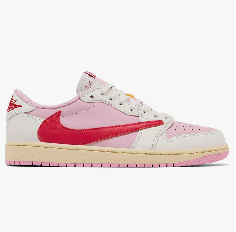 Travis scott x Air jordan 1 retro low og sail tropical pink